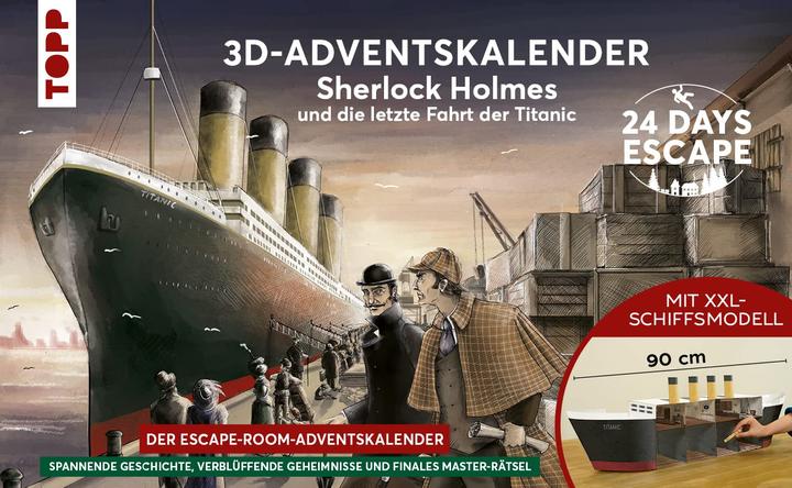 Produktbild Topp 3D-Adventskalender Sherlock Holmes