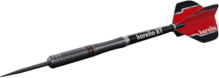 Produktbild Karella Dartpfeile Steeldart Fighter 22g, 3 Stück – Schwarz (22 g)