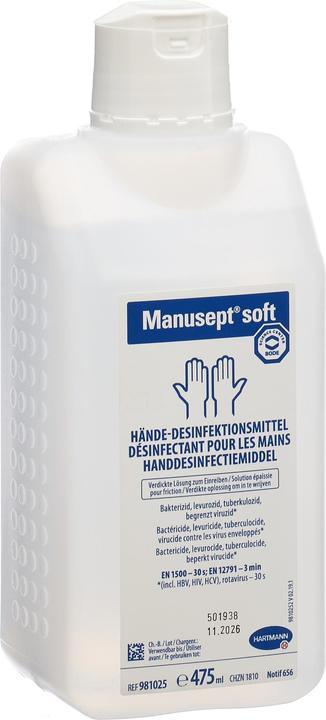 Actual product image IVF Hartmann soft hand disinfection (475 ml)