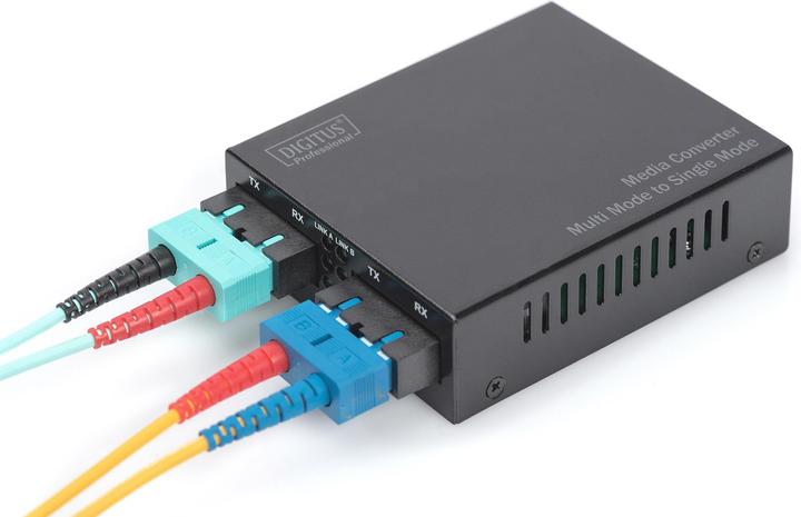 Actual product image Digitus Fast Ethernet Multimode to Singlemode Media Converter SC to SC Wavelength 1310nm