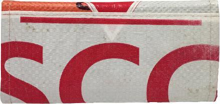 Image du produit Bekos Upcycling - Portefeuille femme en sacs recyclés Patchwork Elephant