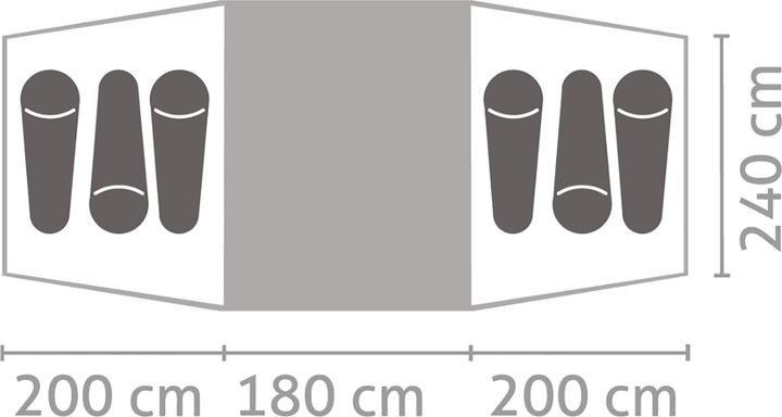 Image du produit Salewa Midway VI (Tente tunnel, 14.20 kg, 6 personnes)