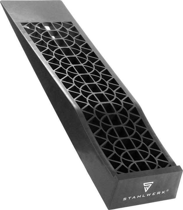 Actual product image Stahlwerk Step wedge GT-13 ST set of 2 with 3t load capacity Drive-on wedge Levelling wedge