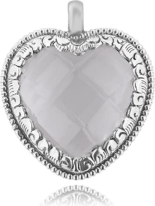 Leyda Anhänger Herz Vintage (Silber 925)