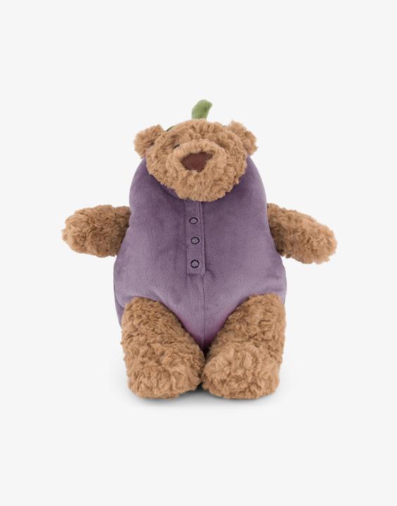 Actual product image Jellycat ours en peluche "Bartholomew Bear Aubergine"