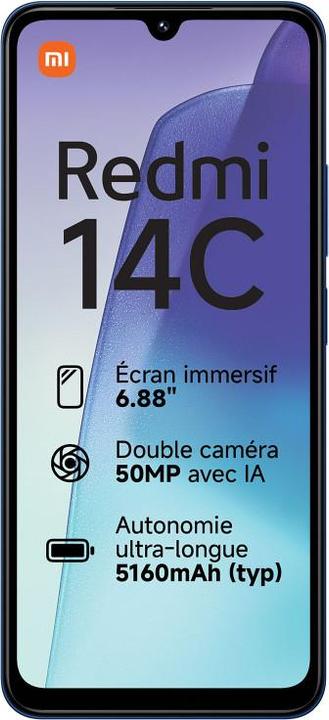 Produktbild Xiaomi Redmi 14C (6.88" - 128 GB, 6 GB RAM) Blau (128 GB, Blau, 6.88")