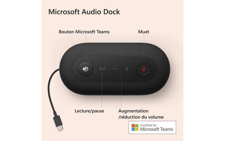 Produktbild Microsoft Audio Dock (USB-C, 5 Ports)