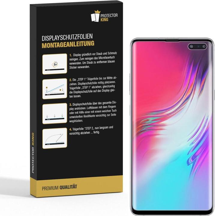Produktbild Protectorking 2x Panzerfolie Anti-Shock HD Klar (2 Stück, Samsung Galaxy S10 5G)