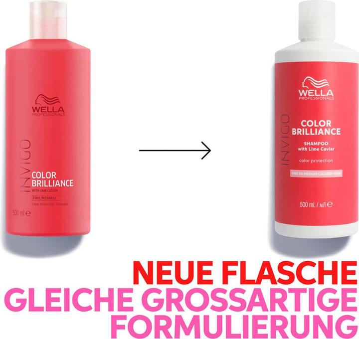 Immagine prodotto Wella Invigo Color Brilliance Shampoo (capelli fini e normali) (500 ml, Shampoo liquido)