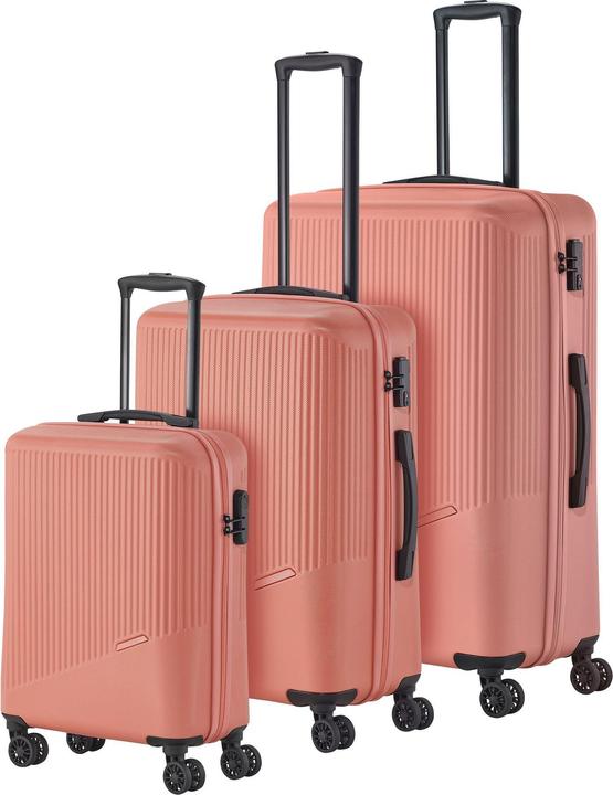 Travelite Bali 4 Rollen Kofferset 3-teilig (193 l, XL (ab 115l))