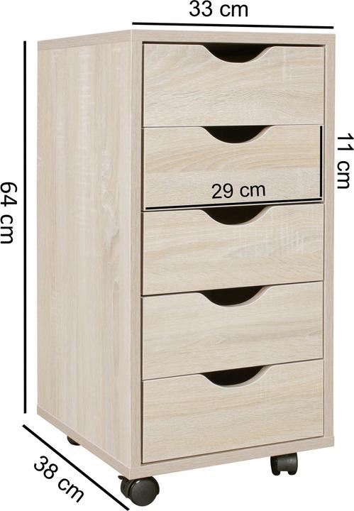 Image du produit Wohnling Mina (33 x 38 x 68 cm)