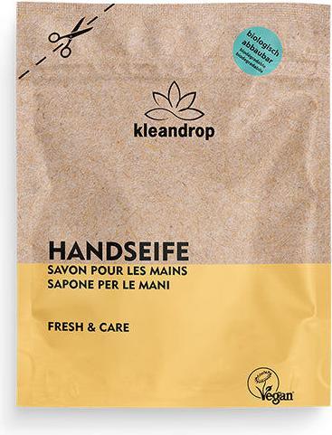 Kleandrop Pulver, Hand Care Canapa Refill 1er (Flüssigseife, 200 ml)