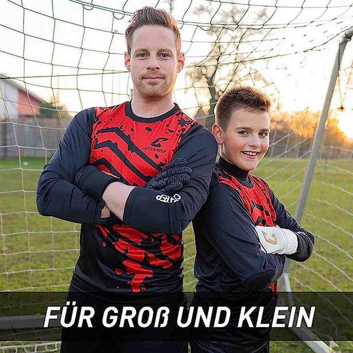 Image du produit Catch & Keep Maillot de gardien de but Protection Gr. XXL Rouge-Noir Maillot de gardien de but de football Haut (XXL)