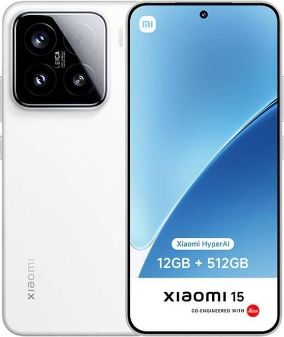 Actual product image Xiaomi 15 (512 GB, White, 6.36", Dual SIM, 50 Mpx, 5G)