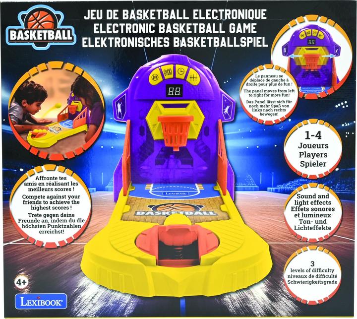 Immagine prodotto Lexibook Gioco di basket elettronico con luci e suoni (JG910) (Multilingue)