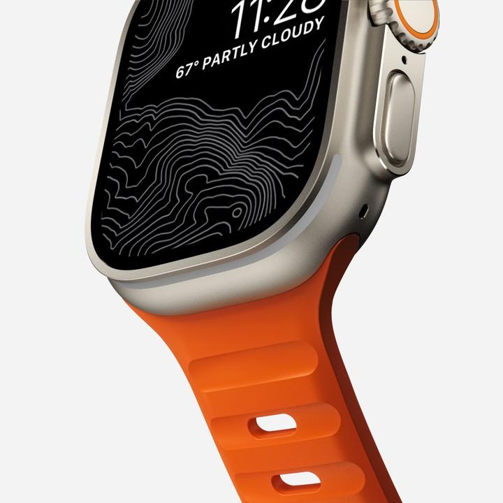 Actual product image Nomad Sport Band 42/44/45/49mm Ultra (49 mm, Plastic, Fluoroelastomer, Rubber, Aluminium pin)