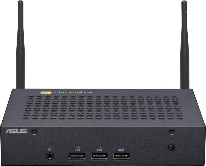Produktbild ASUS CHROMEBOX CF40-BC012UN (Celeron N4500 Fanless, 64GB eMMC, WiFi6, BT, HDMI, DP, VESA, ChromeOS) (Intel Celeron N4500, 8 GB, Intel UHD Graphics)