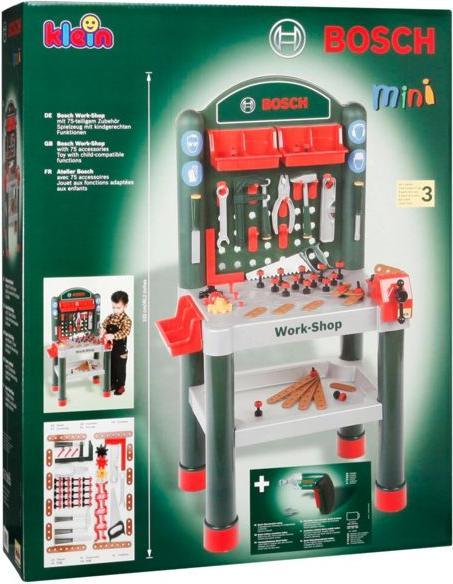 Actual product image Theo Klein Bosch workbench incl. Ixolino cordless screwdriver