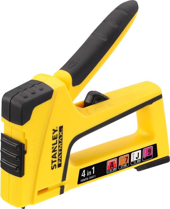 Image du produit Stanley Agrafeuse manuelle et cloueuse TR400 4en1