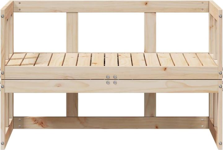 Actual product image VidaXL 2-in-1 garden sofa, extendable