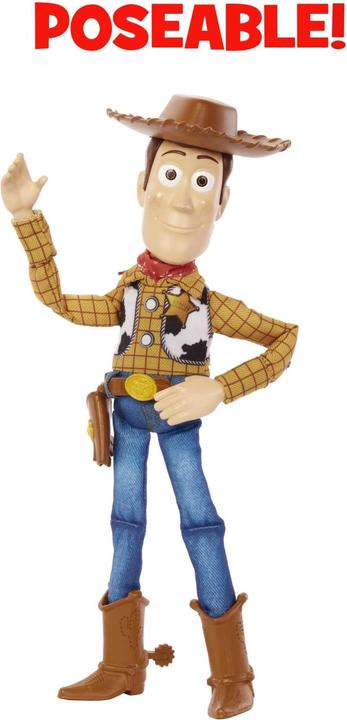 Produktbild Disney Mattel Pixar Toy Story Roundup Fun Woody Large Talking Posable Figure