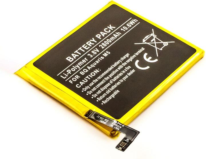 Actual product image AGI Battery compatible with BQ Aquaris M5 - Battery - 2,800 mAh