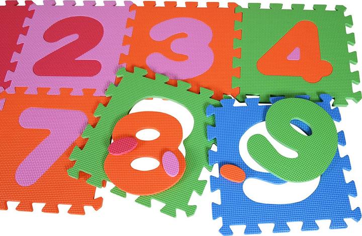 Actual product image Knorrtoys Puzzlematte - "Zahlen"/10-tlg./32 cm (32 x 32 cm)