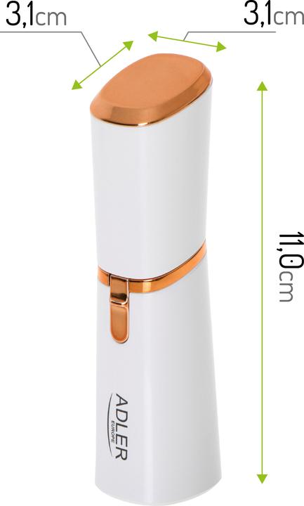 Actual product image Adler AD 2939 hair trimmers/clipper Gold, Pearl