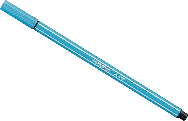Actual product image STABILO Pen 68 Premium felt-tip pen (Azure blue, 1 x)