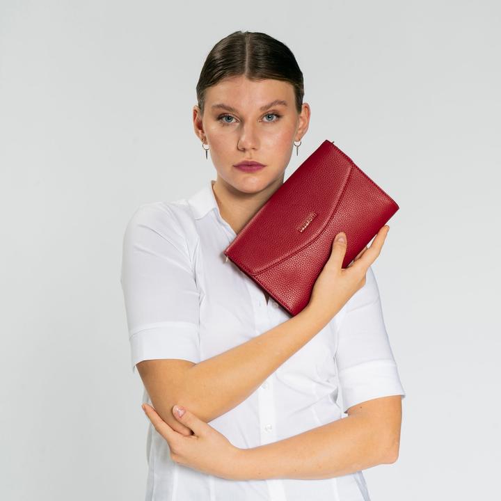 Produktbild Lazarotti Bologna Leather Clutch Tasche Leder 23 cm