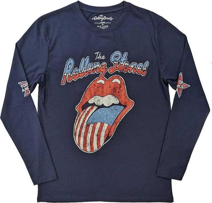 Produktbild The Rolling Stones TShirt Erwachsene US Tour '78 Langärmliges TShirt (XL)
