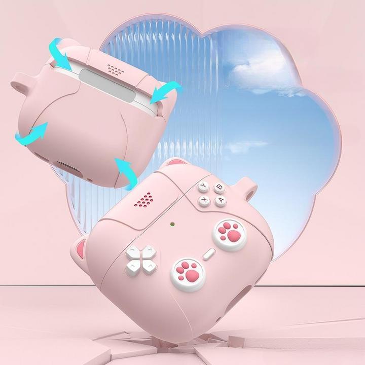 Immagine prodotto Cover-Discount Airpods 4 - Custodia in silicone con gatto 3D (Borsa per cuffie)