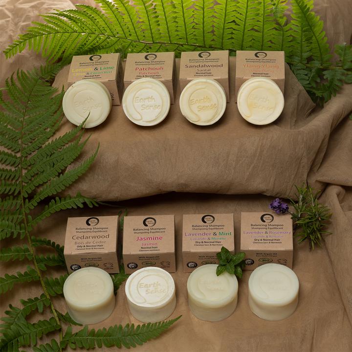 Produktbild Natura Punto Palmölfreies festes Bio-Shampoo, min. 77% kaltgepresste Öle, Arganöl, Lavendel & Rosmarin (Festes Shampoo)