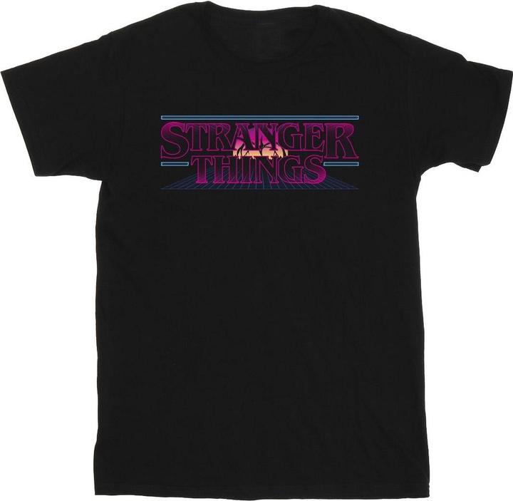 Netflix Stranger Things Retro Title TShirt Mädchen