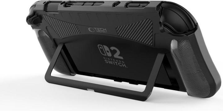 Immagine prodotto Tech-Protect TPUCarbon Case für Nintendo Switch 2 - Schwarz (Switch 2)