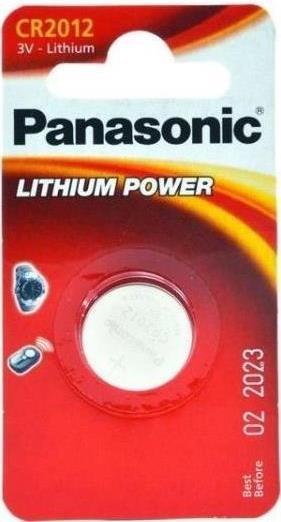 Actual product image Panasonic Lithium Power CR2012 (1 pcs., CR2012, 55 mAh)