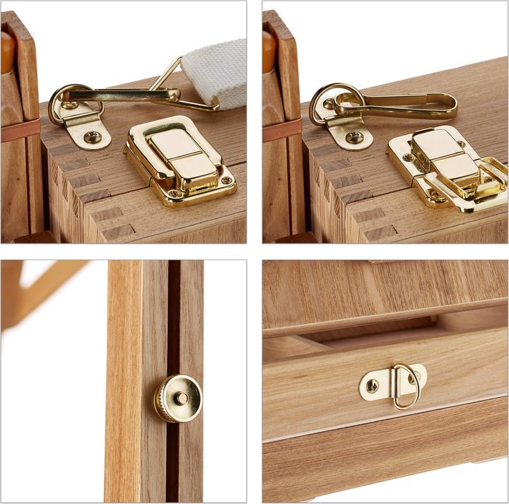 Actual product image Relaxdays Suitcase easel