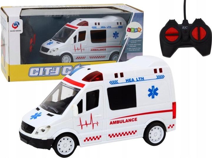 Actual product image Lean Toys Ferngesteuerter Krankenwagen mit Ton und Licht