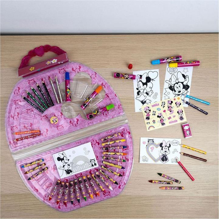 Actual product image Undercover Colouring set Minnie Mouse Disney 51 pieces, age recommendation