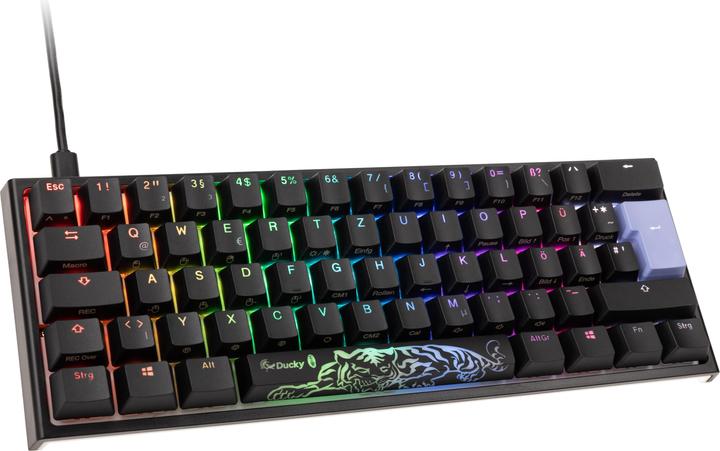 Produktbild Ducky One 2 Pro Mini Gaming Tastatur, RGB LED - Cherry (DE, Kabelgebunden)