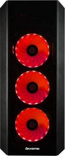 Actual product image Chieftec Scorpion III (black, tempered glass) (Mini-ITX, mATX)