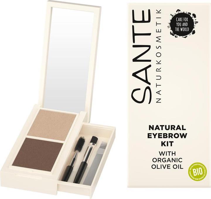 Actual product image Sante Natural Eyebrow Kit (Brown and beige)