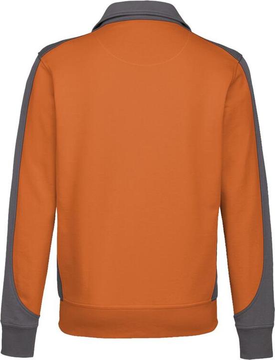 Actual product image Hakro Sweat Jacket Contrast Perf orange/anthracite Gr.4XL (4XL)