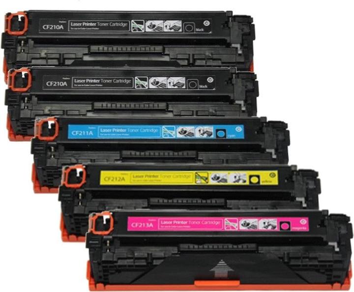 Actual product image Hermex Compatible toner for Canon i-SENSYS MF8280cw (M, FC, C, Y)