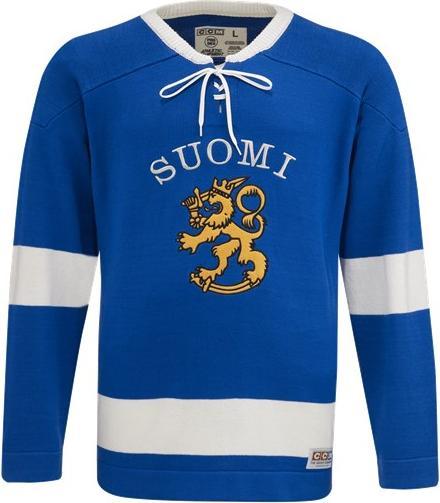 CCM WJY22AFI AD FLAG VINTAGE SWEATER TEAM FINLAND Klassisch Blau S (4057888) (S)