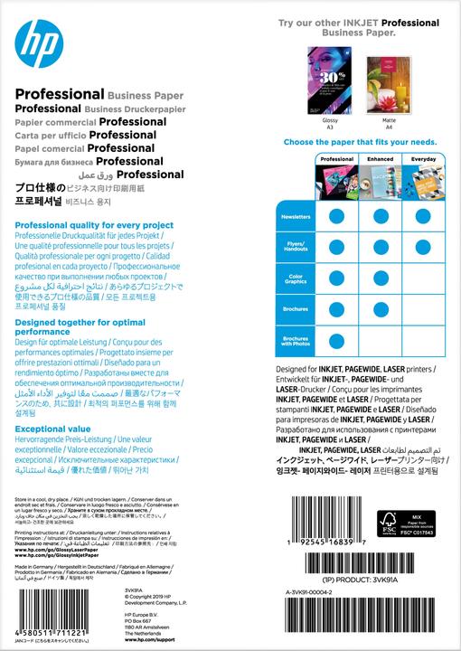 Energie-Label HP Professional (180 g/m², A4)