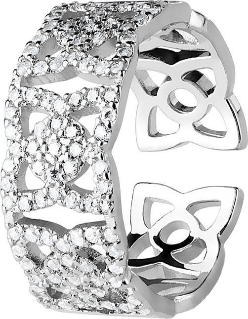 Immagine prodotto Star Piercing Anello in argento con fiori di cristallo (54)