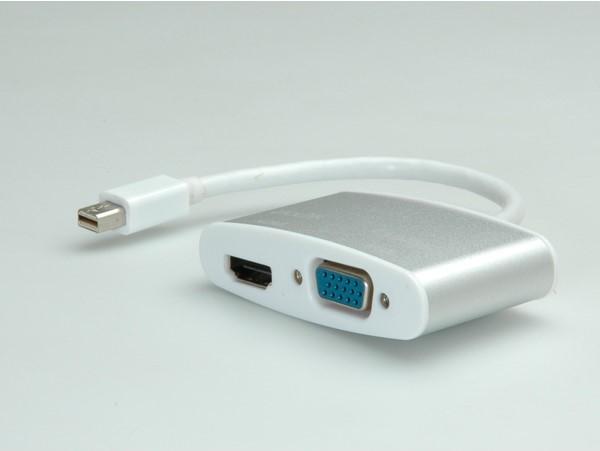 Actual product image Roline Mini DisplayPort - HDMI/VGA, Active (HDMI, VGA, 10 cm)