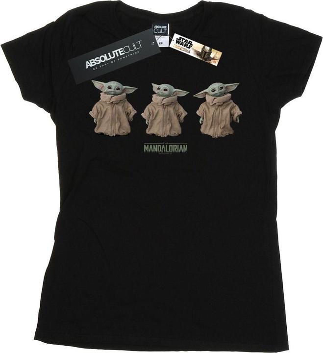 Star Wars The Mandalorian The Child Poses TShirt (L)