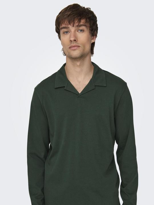 Produktbild Only & Sons Onsbrody Reg Split Neck Ls Polo Polo (S)